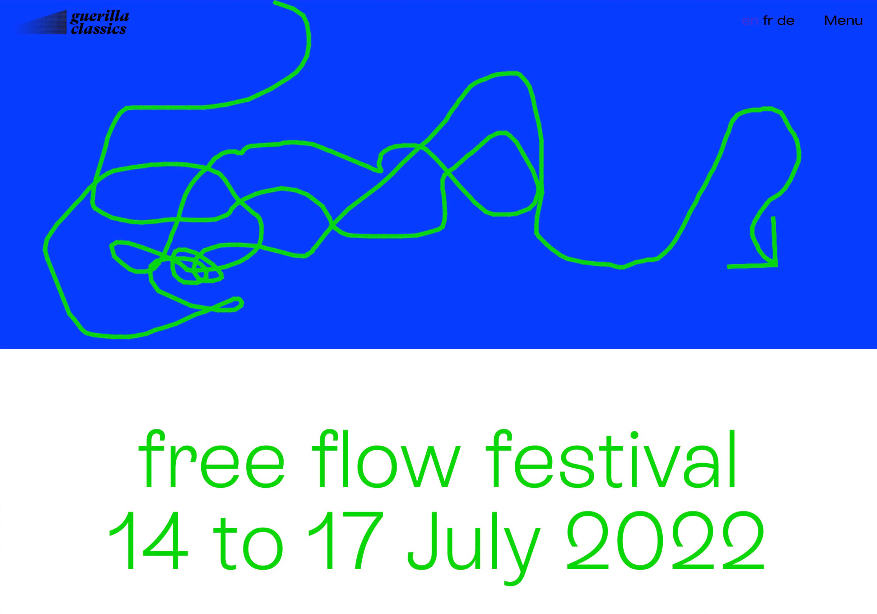 free flow festival 2022 – guerillaclassics – code and cms